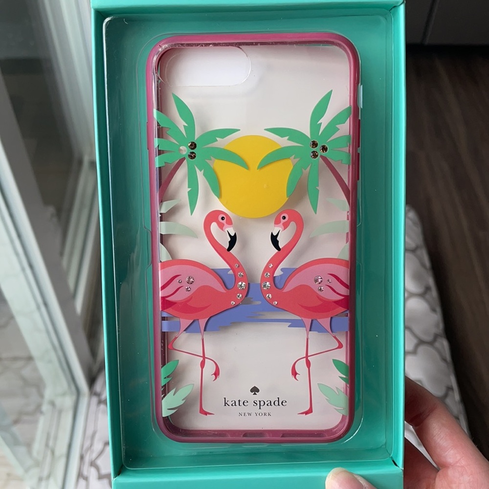 Kate Spade iPhone 7/8 Plus Flamingo Phone Case